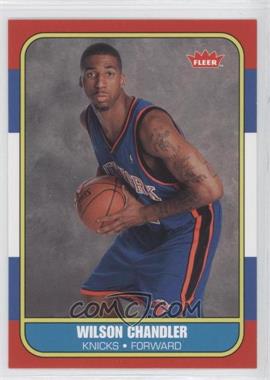 2007-08 Fleer - 1986-87 Retro Rookies #86R-137 - Wilson Chandler