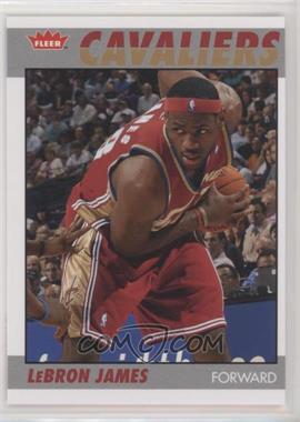 2007-08 Fleer - 1987-88 Retro #87R-66 - LeBron James