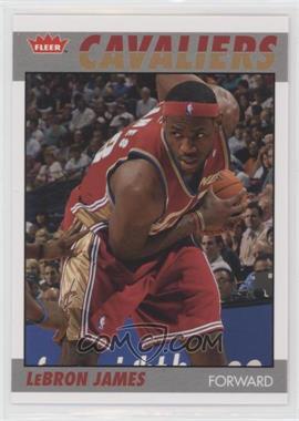 2007-08 Fleer - 1987-88 Retro #87R-66 - LeBron James