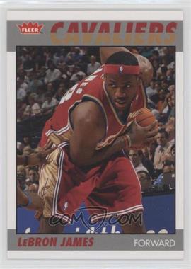 2007-08 Fleer - 1987-88 Retro #87R-66 - LeBron James