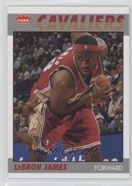 2007-08 Fleer - 1987-88 Retro #87R-66 - LeBron James