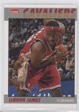 2007-08 Fleer - 1987-88 Retro #87R-66 - LeBron James