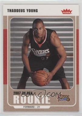 2007-08 Fleer - [Base] - Glossy #234 - Thaddeus Young