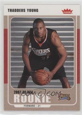 2007-08 Fleer - [Base] - Glossy #234 - Thaddeus Young