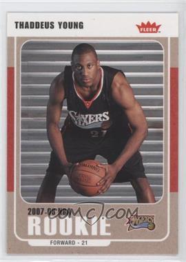 2007-08 Fleer - [Base] - Glossy #234 - Thaddeus Young