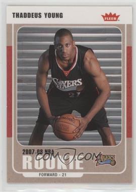 2007-08 Fleer - [Base] - Glossy #234 - Thaddeus Young