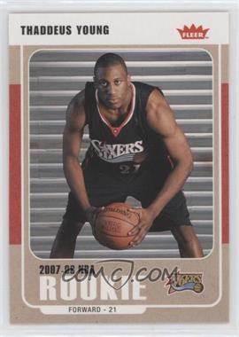 2007-08 Fleer - [Base] #234 - Thaddeus Young