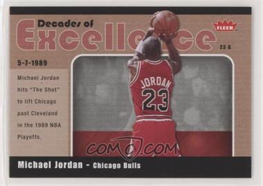2007-08 Fleer - Decades of Excellence #3 - Michael Jordan