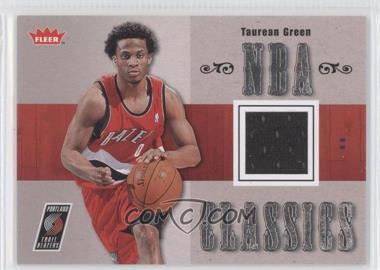 2007-08 Fleer - NBA Classics Memorabilia #TT-TG - Taurean Green