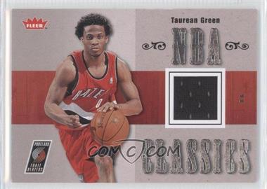 2007-08 Fleer - NBA Classics Memorabilia #TT-TG - Taurean Green