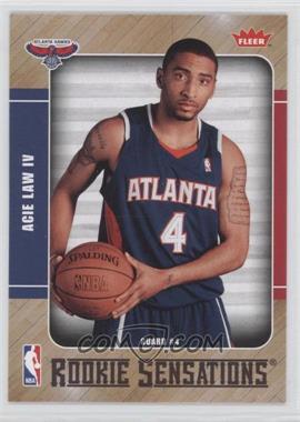 2007-08 Fleer - Rookie Sensations - Glossy #RS-11 - Acie Law