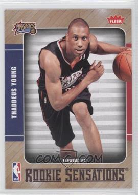 2007-08 Fleer - Rookie Sensations - Glossy #RS-6 - Thaddeus Young