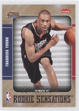 2007-08 Fleer - Rookie Sensations - Glossy #RS-6 - Thaddeus Young