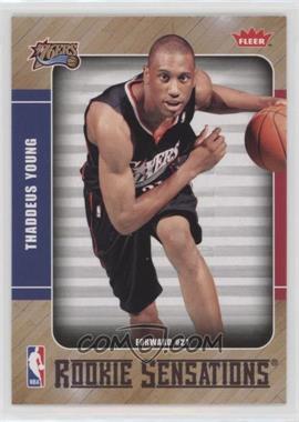 2007-08 Fleer - Rookie Sensations - Glossy #RS-6 - Thaddeus Young