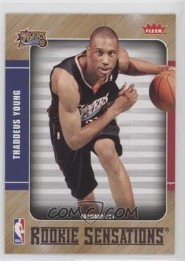 2007-08 Fleer - Rookie Sensations - Glossy #RS-6 - Thaddeus Young