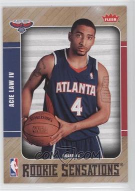 2007-08 Fleer - Rookie Sensations #RS-11 - Acie Law