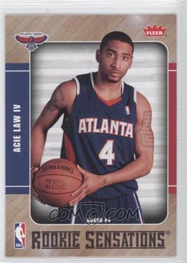 2007-08 Fleer - Rookie Sensations #RS-11 - Acie Law