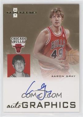 2007-08 Fleer Hot Prospects - Autographics #AU-AG - Aaron Gray