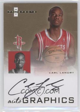 2007-08 Fleer Hot Prospects - Autographics #AU-CL - Carl Landry