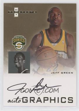 2007-08 Fleer Hot Prospects - Autographics #AU-JG - Jeff Green