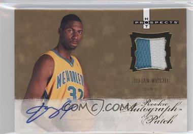 2007-08 Fleer Hot Prospects - [Base] #125 - Rookie Autograph Patch - Julian Wright /399