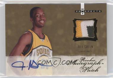 2007-08 Fleer Hot Prospects - [Base] #129 - Rookie Autograph Patch - Jeff Green /399