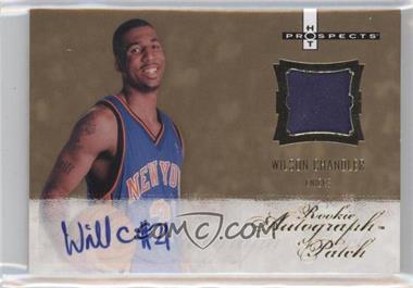 2007-08 Fleer Hot Prospects - [Base] #99 - Rookie Autograph Patch - Wilson Chandler /599