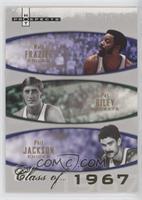 Walt Frazier, Pat Riley, Phil Jackson [EX to NM] #/1,967