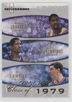 Magic Johnson, Bill Cartwright, Bill Laimbeer #/1,979