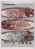 Shaquille O'Neal, Alonzo Mourning, Robert Horry #/1,992