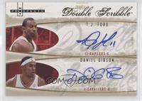 T.J. Ford, Daniel Gibson #/25