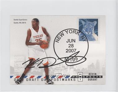 2007-08 Fleer Hot Prospects - Draft Day Postmarks Facsimile Signature Promo #PROMO - Kevin Durant