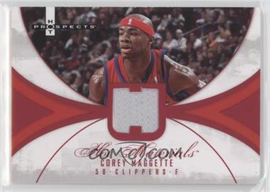 2007-08 Fleer Hot Prospects - Hot Materials - Red #HM-CM - Corey Maggette /25