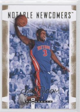 2007-08 Fleer Hot Prospects - Notable Newcomers #NN-8 - Rodney Stuckey