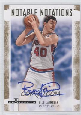 2007-08 Fleer Hot Prospects - Notable Notations #NN-BL - Bill Laimbeer /50