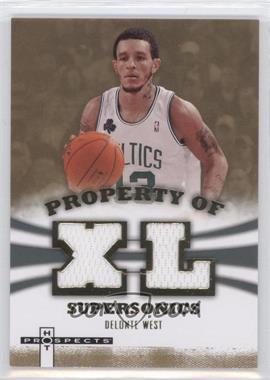 2007-08 Fleer Hot Prospects - Property Of Materials #PO-DW - Delonte West /149