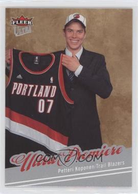 2007-08 Fleer Ultra - [Base] - Retail #215 - Petteri Koponen