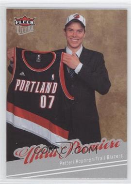 2007-08 Fleer Ultra - [Base] - Retail #215 - Petteri Koponen