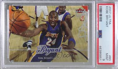 2007-08 Fleer Ultra - [Base] #80 - Kobe Bryant [PSA 9 MINT]