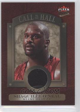 2007-08 Fleer Ultra - Call to the Hall - Memorabilia #CH-4 - Shaquille O'Neal