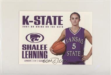 2007-08 Kansas State Wildcats Women's Team Issue - [Base] #_SHLE - Shalee Lehning