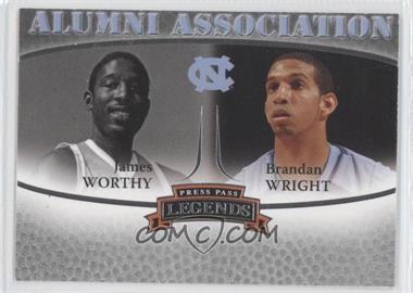 2007-08 Press Pass Legends - Alumni Association #7 - James Worthy, Brandan Wright