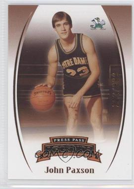 2007-08 Press Pass Legends - [Base] - Bronze #43 - John Paxson /899