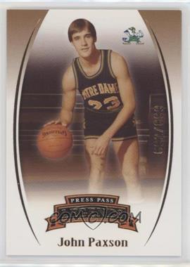 2007-08 Press Pass Legends - [Base] - Bronze #43 - John Paxson /899