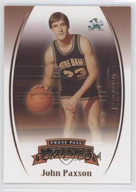 2007-08 Press Pass Legends - [Base] - Bronze #43 - John Paxson /899