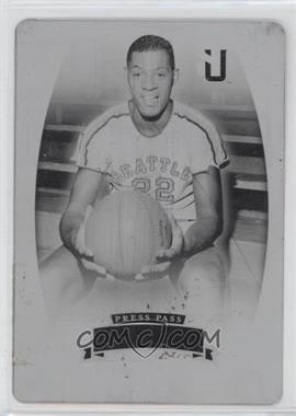 2007-08 Press Pass Legends - [Base] - Press Plate Black Front #49 - Elgin Baylor /1