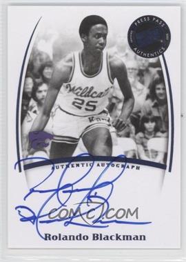 2007-08 Press Pass Legends - Saturday Signatures #_ROBL - Rolando Blackman