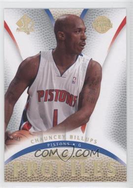 2007-08 SP Authentic - Authentic Profiles #AP-24 - Chauncey Billups