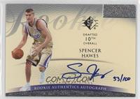 Rookie Authentics Autograph - Spencer Hawes #/100