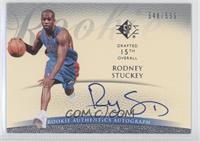 Rookie Authentics Autograph - Rodney Stuckey #/599
